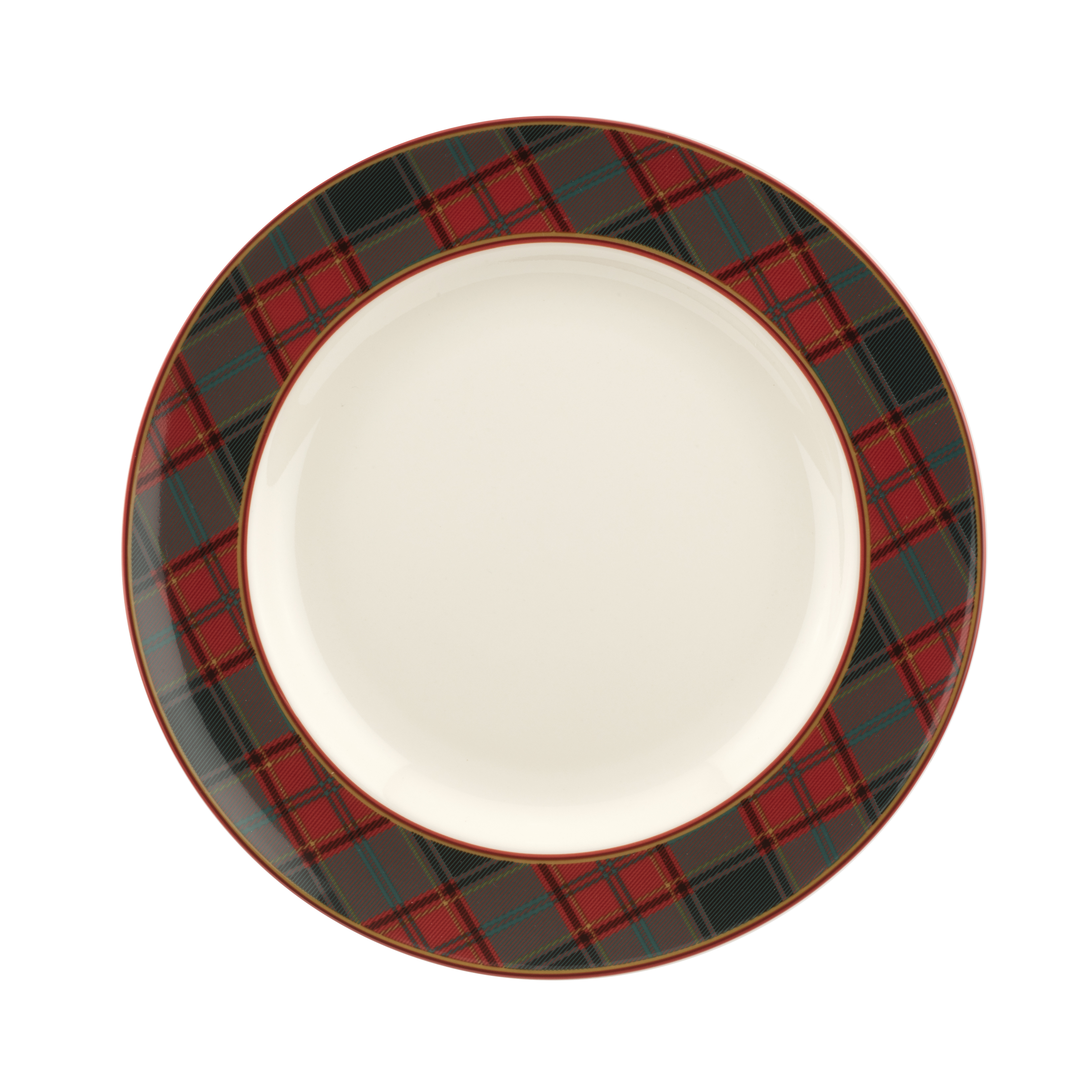 Christmas Tree Tartan 10.5 Inch Dinner Plate image number null